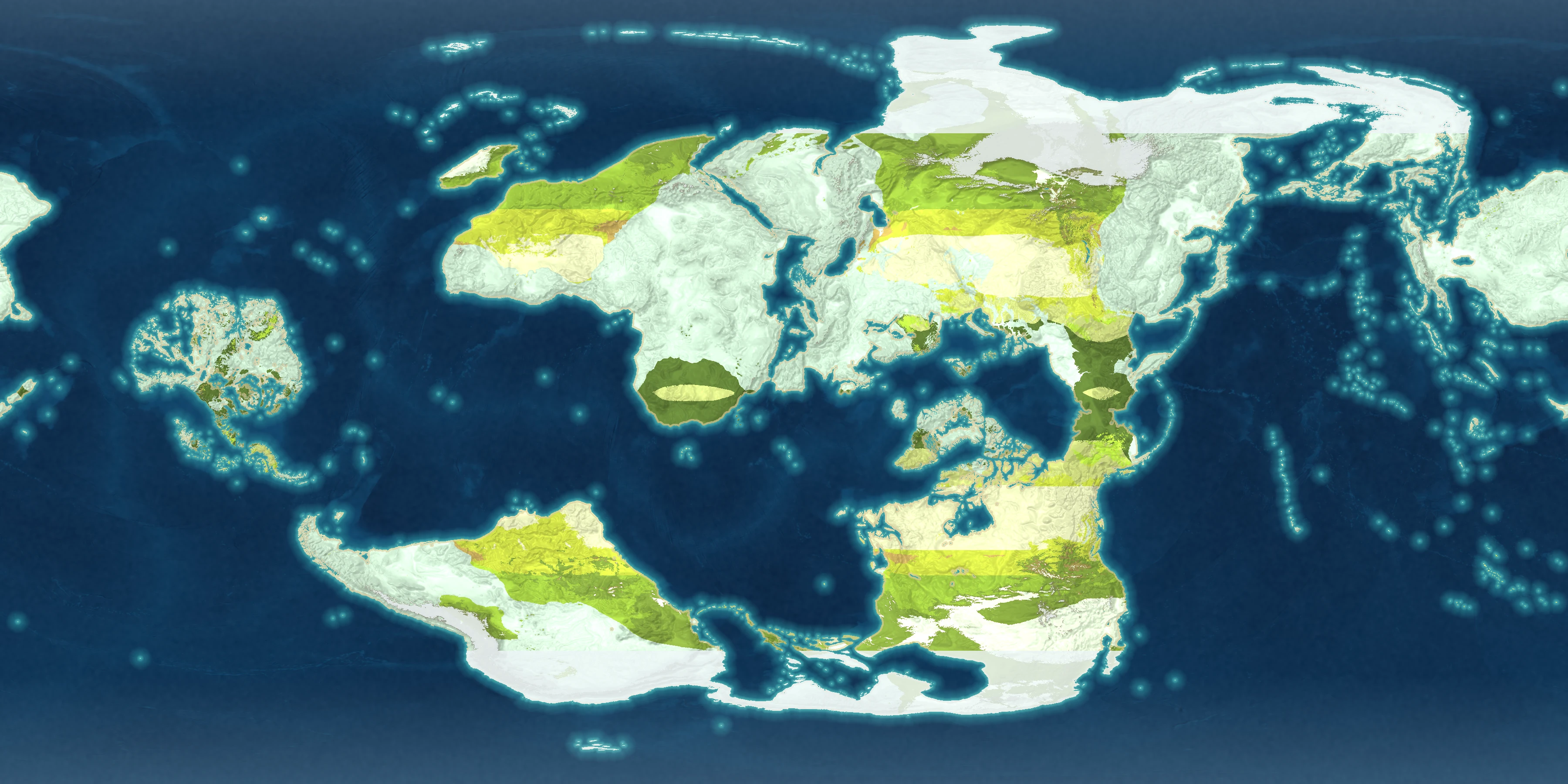 Faux-satellite survey map of Areshnaat